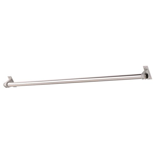 Undershelf Rod & Bracket Set, 4 Foot Chrome Rod, 1.0in Diameter